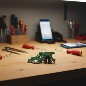 Per Huawei P Smart Plus Nova 3i: Scheda di ricarica Micro USB con cavo flessibile jack audio e microfono - Ricambio - Product Image 3