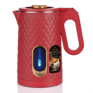 Double Wall Insulation Electric <b>Kettle</b> Super High Quality Cool Touch Design BPA Free <b>Keep</b> <b>Warm</b> Function for Household Use - Product Image 5