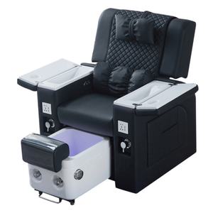 Chaise de pédicure de luxe au design moderne, sans tuyauterie, avec fonction spa et massage, ensemble de fauteuil de salon pour bain de pieds, équipement de salon - Product Image 3