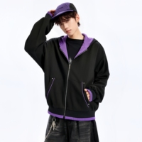 Vestes pour hommes personnalisées, vestes d'hiver chaudes et coupe-vent à col montant, vestes décontractées pour hommes de couleur unie en gros