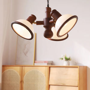 Lámpara de Techo Girona <span class=keywords><strong>Mia</strong></span>, Estilo Moderno de Mediados de Siglo, Retro, para Comedor, Cocina, Cafetería, Madera, Vidrio, Metal, LED, Alta Calidad, Nuevo Diseño - Product Image 5