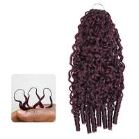 Extensions de cheveux humains vierges bouclés pré-bouclés pour tresses au crochet, lots de mèches sans nœuds Miracle Knots, extensions au crochet bouclées
