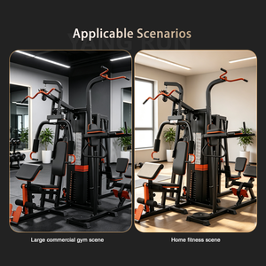 Gimnasio Doméstico Multifuncional Integrado con Saco de Boxeo y Doble Torre de Pesas para Entrenamiento de Fuerza Profesional CE YR-H042 - Product Image 3