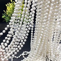 Chaîne de perles simulées en vrac pour la décoration, idéale pour les fournitures artisanales, les mariages, les fêtes et les accessoires de gâteaux.