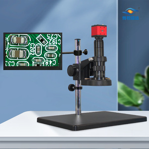 Boshi Jingda Digital Monocular <b>Microscope</b> V-F2A 150x Industrial Inspection PCB Testing - Product Image 3