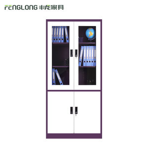 Moderno archivador de acero de 4 puertas al por mayor para el hogar Oficina Escuela y Hospital Hierro Almirah Armario Muebles - Product Image 3