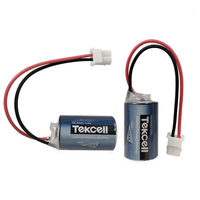 SB-AA02 Tekcell 1/2AA Ukuran 3.6V 1200MAH Baterai Lithium Li-SOCI2 untuk SAFT LS14250