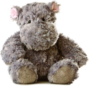 Peluche <span class=keywords><strong>Ippopotamo</strong></span> Natalizio da 12 Pollici con Cappello da Babbo Natale e Maglietta con Logo Stampato, <span class=keywords><strong>Ippopotamo</strong></span> Imbottito per Natale - Product Image 4