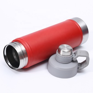 SilverJet Stainless Steel Water Bottle 500ml 750ml Vacuum Insulated Keep Warm Cold Portable Outdoor Sports <b>Flask</b> - Product Image 4