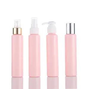 定制环保环保粉红色喷雾100毫升化妆品产品宠物瓶