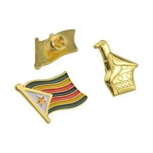 Fabricant vente en gros personnalisé plaqué or pays drapeau national Palestine épinglette broche insigne <span class=keywords><strong>Zimbabwe</strong></span> émail doux broche - Product Image 4
