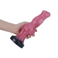 Gode monstre OEM 6 ''pouces gode Anal doux cheval fantastique avec gros noeud gode noeud de chien avec ventouse jouets anaux pour hommes