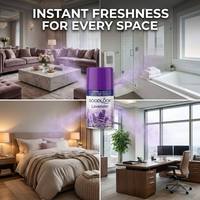 Désodorisant d'intérieur premium en aérosol 470ml, parfum riche de rose, neutralise rapidement les mauvaises odeurs pour usage domestique et commercial