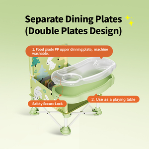 Chaise pliante pour enfant en plastique écologique, légère et portable, pour le camping, la plage et l'alimentation des bébés, avec logo personnalisé en gros - Product Image 3
