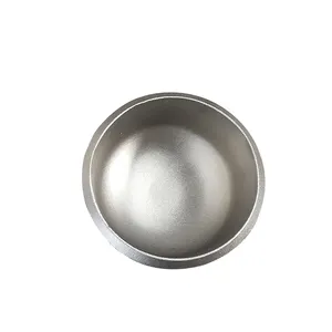 Customized Size Dished End Caps Head Petroleum Seamless Metal Threaded Welding 50mm End Cap Stainless Steel