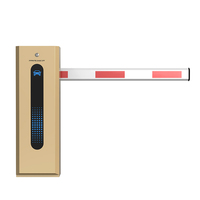 Barrière de stationnement automatique HCT en acier inoxydable doré IP54, système de contrôle d'accès RFID pour parking, directement de l'usine