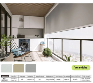 Stores de fenêtre d'extérieur électriques au design moderne Stores à glissière avec rouleaux coupe-vent en tissu polyester <span class=keywords><strong>anti</strong></span>-<span class=keywords><strong>UV</strong></span> - Product Image 6