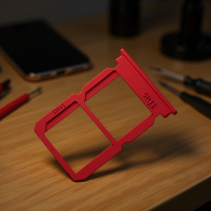 Bandeja para tarjeta SIM para OnePlus 5T, roja, con doble ranura para SIM, pieza de repuesto - Product Image 3