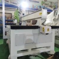 Machine de fraisage CNC pour chaise de bureau Yowing, machine de découpe verticale à 4 axes à double broche