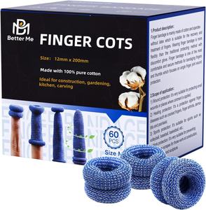 Bandage tubulaire en coton de soutien pour les doigts, idéal pour les premiers secours, les soins des plaies, le jardinage et le fitness - Product Image 1