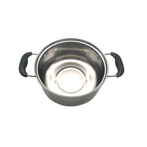 Ensemble de casseroles en acier inoxydable de <span class=keywords><strong>10</strong></span> pièces, avec poignée en bakélite, pour la cuisson de bouillon, vente en gros à prix avantageux - Product Image 5