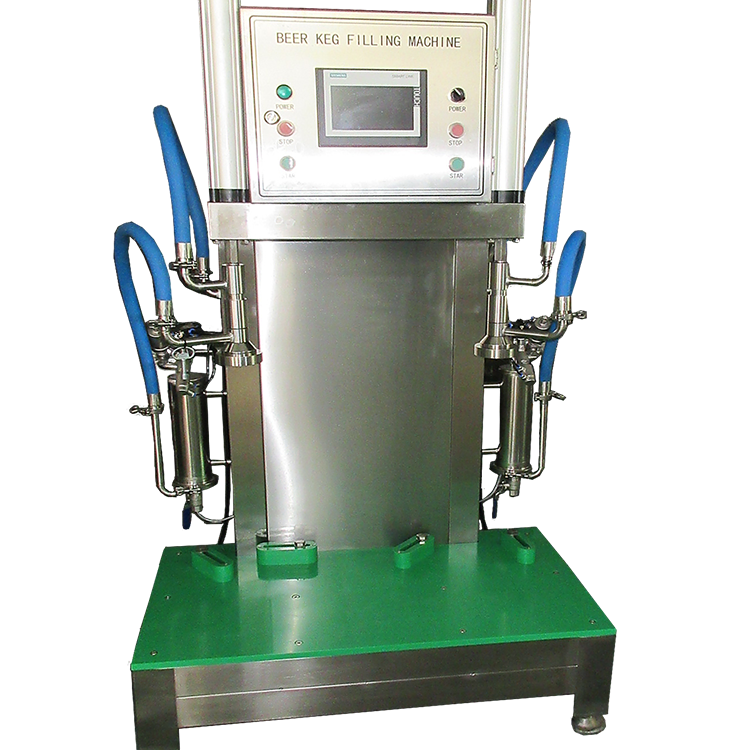 Автоматическая машина для розлива пивных бочек с двумя станциями