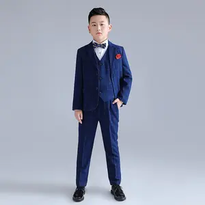 Robe Tuxedo pour enfants, costume formel pour enfants, costume d'anniversaire pour garçons gros