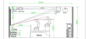 Ghế điện ảnh chuyển động 5D tương tác với 12 hiệu ứng đặc biệt nền tảng chuyển động đầy đủ cho trải nghiệm nhập vai - Product Image 6