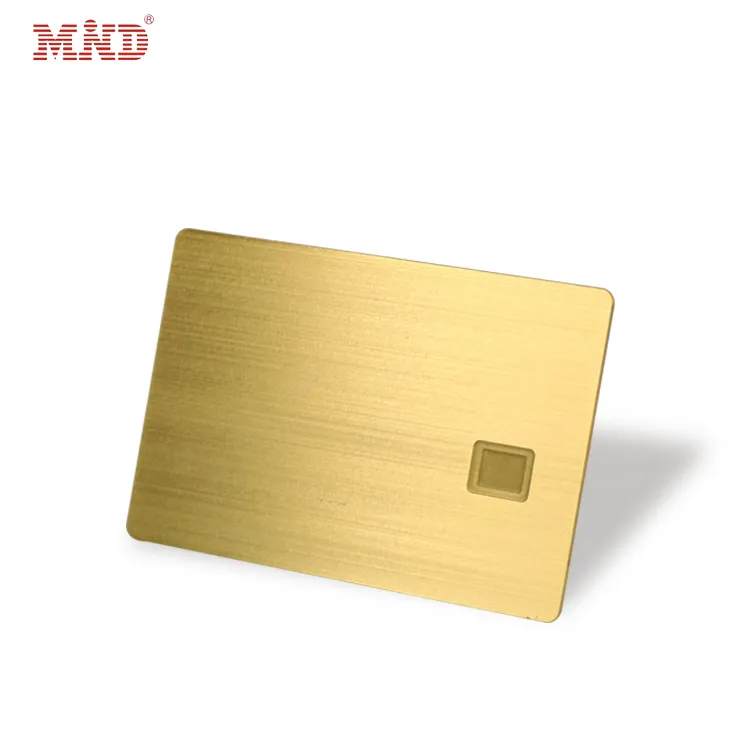 Custom ISO14443 A RFID Metal NFC Blank Business Luxury Gold Smart Metal NFC Card