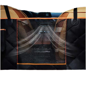 Sanan 4 en 1, funda impermeable para asiento de coche plegable, tela Oxford, poliéster, asiento de coche para mascotas, funda impermeable para asiento trasero de mascotas - Product Image 3
