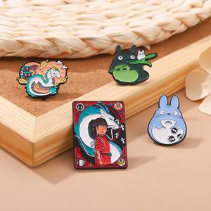 Mixte Miyazaki Hayao Anime <span class=keywords><strong>Totoro</strong></span> No Face Man Spirited Away <span class=keywords><strong>Studio</strong></span> Ghibli Pin - Product Image 4