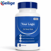 En stock – 30 capsules de compléments alimentaires à base de plantes pour la régénération corporelle complète avec séné, psyllium et gingembre pour le soutien digestif quotidien – Personnalisation OEM