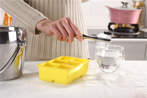Food-Grade Six-Cell Silicone Mold Tray & Ice <b>Cream</b> <b>Maker</b> for Juice Coffee Tea Beer Bars-Eco-Friendly Oven Safe - Product Image 4