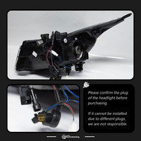 Kit de rénovation de phares Chevrolet Cruze 2009-2016, 50W 12V, lentille LED, feux de jour, clignotants au xénon