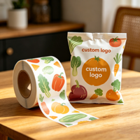 Op maat gemaakte bedrukte plastic zakjes (70g) voor gedroogde bananen, mango's, ananas en chips van ander gedroogd fruit, geschikt voor aardappelchips.