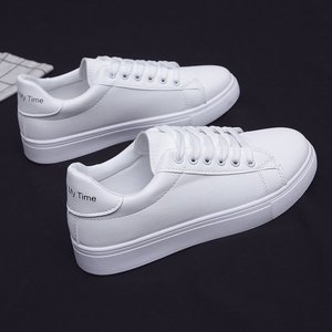 Nouvelles chaussures décontractées pour filles, style sport, bout rond, couleur unie, mode automne - Product Image 3