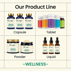 प्राकृतिक वृद्धि स्वास्थ्य खाद्य वयस्क प्रतिरक्षा समर्थन टूटी कोशिका दीवार कार्बनिक स्पाइरुलिना टैबलेट 60 गिनती - Product Image 3