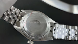 Montre mécanique de haute qualité 41MM ZF Factory en acier inoxydable 316l avec mouvement ETA 2824, montre noire - Product Image 5