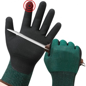 Gants de travail résistants aux coupures, personnalisables en gros, directement de l'usine, pour hommes, avec revêtement en nitrile, antidérapants, durables, compatibles avec les écrans tactiles - Product Image 4