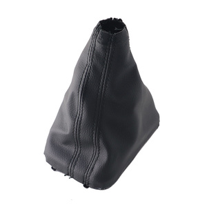 Pommeau de levier de vitesse automatique en cuir DSG pour VW <span class=keywords><strong>Sharan</strong></span> Tiguan Seat Alhambra - Product Image 4