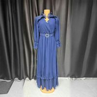 Robe de mariée africaine Dashiki grande taille - Robe longue en mousseline de soie brodée de perles avec pompon