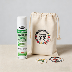 Adhesivo en Aerosol <span class=keywords><strong>para</strong></span> Bordados Super 77 - Sin Manchas, Sin Residuos <span class=keywords><strong>para</strong></span> Telas Blancas, <span class=keywords><strong>Ropa</strong></span> de Bebé, Lencería, Juguetes - Product Image 5