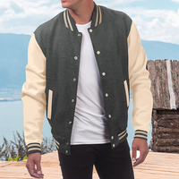 Patchs chenille en polyester de haute qualité Veste Letterman de basket-ball pour hommes et femmes Logo brodé personnalisé Laine de style universitaire.
