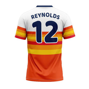 Camiseta de béisbol con estampado de sublimación personalizada para hombre, camiseta de uniforme deportiva transpirable en blanco - Product Image 2