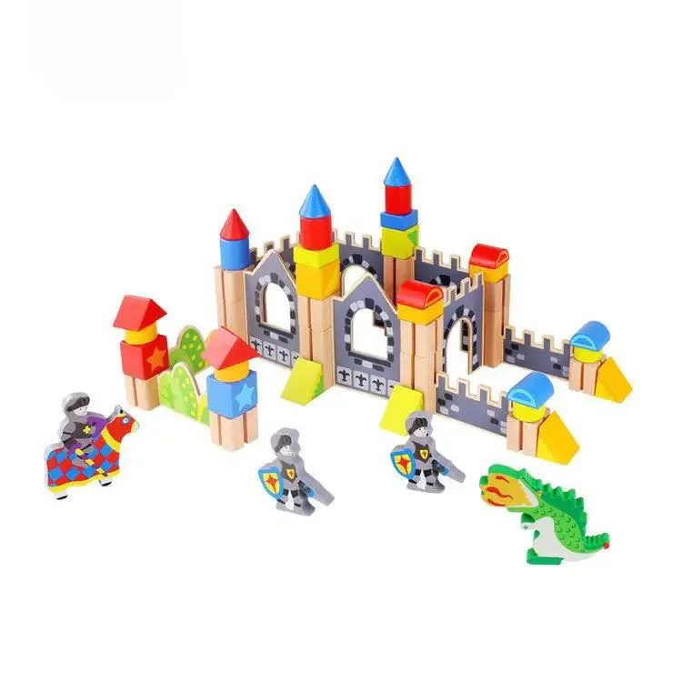 Juguetes de bloques de construcción de Castillo de buena calidad para niños