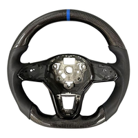 Volant personnalisé en fibre de carbone de style racing pour Volkswagen Golf 8 GTI R Line MK8 Scirocco GTS R, amélioration de l'intérieur de la voiture