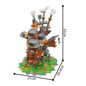 Bloques <span class=keywords><strong>de</strong></span> Construcción <span class=keywords><strong>de</strong></span> Plástico del <span class=keywords><strong>Castillo</strong></span> Móvil <span class=keywords><strong>de</strong></span> <span class=keywords><strong>Howl</strong></span>, Modelo <span class=keywords><strong>de</strong></span> Ensamblaje, Decoración <span class=keywords><strong>de</strong></span> Anime - Product Image 4