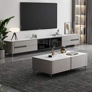 Simple Latest Design <strong>Corner</strong> <strong>Tv</strong> Cabinet Wholesale Cheapest Price Custom Modern <strong>Tv</strong> Floor Stands with Large Storage - Product Image 2