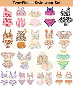 Fleurs florales Shorts pour enfants pour filles Shorts de plage à jambes larges Pantalons courts d'été pour enfants - Product Image 6