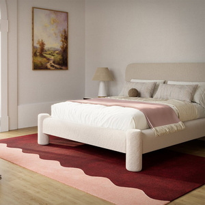 <span class=keywords><strong>Tapis</strong></span> fait main de style moderne minimaliste, luxe léger, tufté à la main, style crème, pour salon, chambre à coucher, taille personnalisée - Product Image 3
